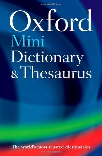 9780199239924: Oxford Mini Dictionary and Thesaurus