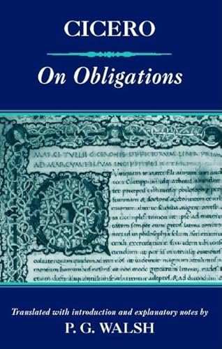 9780199240180: Cicero: On Obligations (De Officiis)