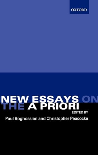 9780199241262: New Essays on the A Priori