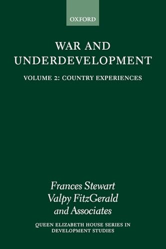 Imagen de archivo de War and Underdevelopment - Vol 2: Country Experiences a la venta por Wonder Book
