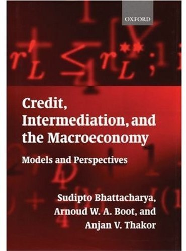 Beispielbild fr Credit, Intermediation, and the Macroeconomy: Models and Perspectives zum Verkauf von HPB-Ruby