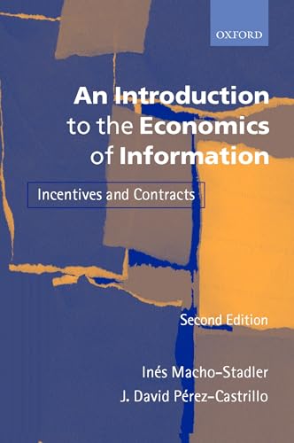 9780199243259: An Introduction to the Economics of Information: Incentives and Contracts [Lingua inglese]