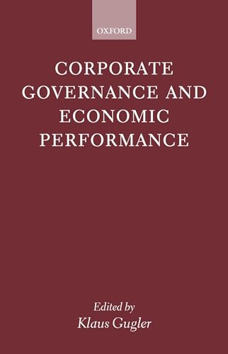 Beispielbild fr Corporate Governance and Economic Performance zum Verkauf von AwesomeBooks