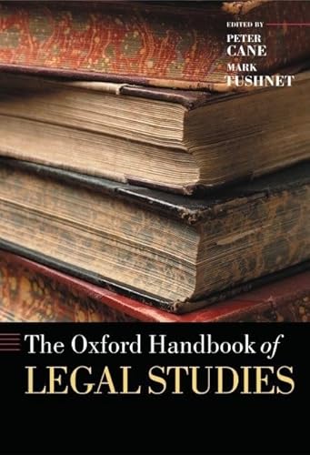 9780199248162: The Oxford Handbook of Legal Studies (Oxford Handbooks in Law)