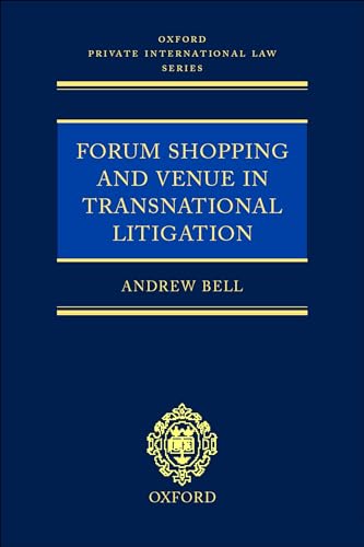 9780199248186: Forum Shopping and Venue in Transnational Litigation (Oxford Private International Law Series)