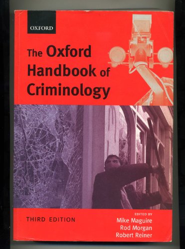 Stock image for The Oxford Handbook of Criminology, 3rd Ed. for sale by WorldofBooks