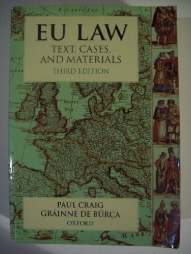 9780199249435: EU Law: Text, Cases and Materials