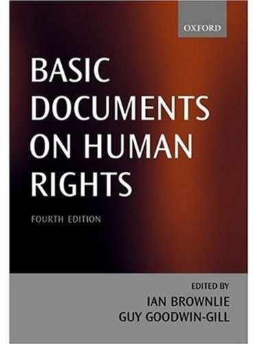 Beispielbild fr Basic Documents on Human Rights (Scientific Computation) zum Verkauf von medimops