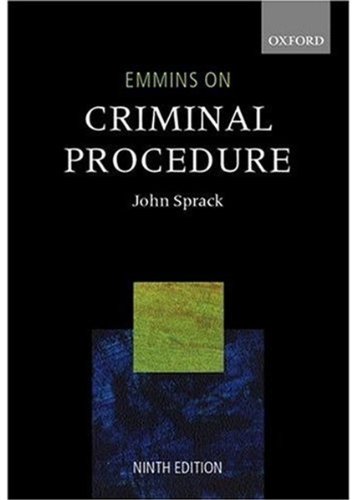 9780199253500: Emmins on Criminal Procedure