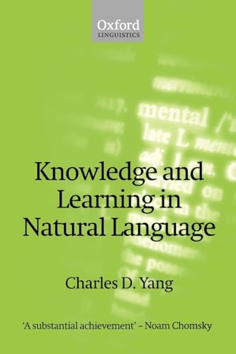 Stock image for Knowledge and Learning in Natural Language for sale by Anybook.com