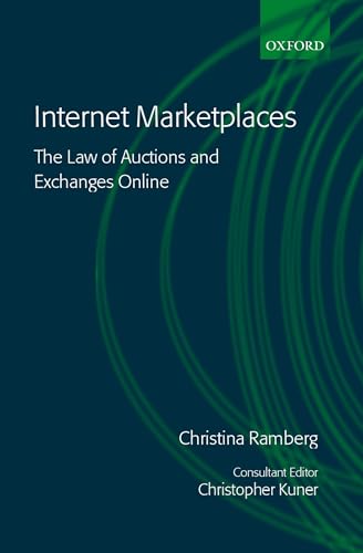 Stock image for INTERNET MARKETPLACES: THE LAW O for sale by BennettBooksLtd