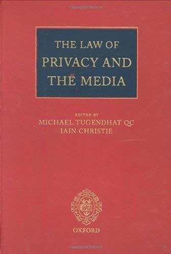Stock image for The Law of Privacy and the Media for sale by WeBuyBooks