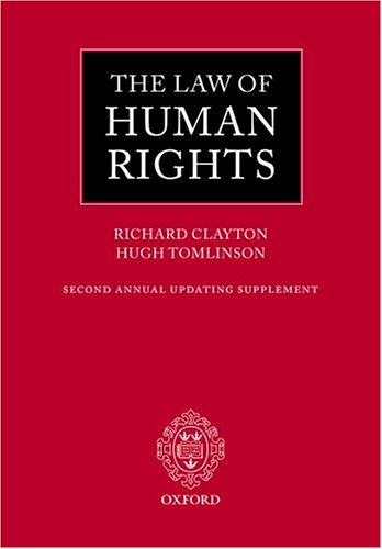 Stock image for The Law of Human Rights : Second Annual Updating Supplement for sale by Better World Books Ltd