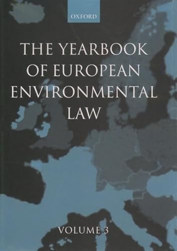 Beispielbild fr Yearbook of European Environmental Law zum Verkauf von Phatpocket Limited