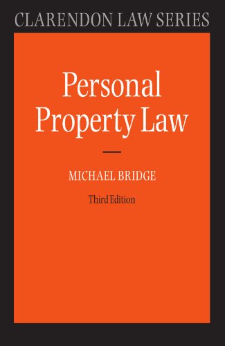 Beispielbild fr Personal Property Law (Clarendon Law Series) zum Verkauf von WorldofBooks
