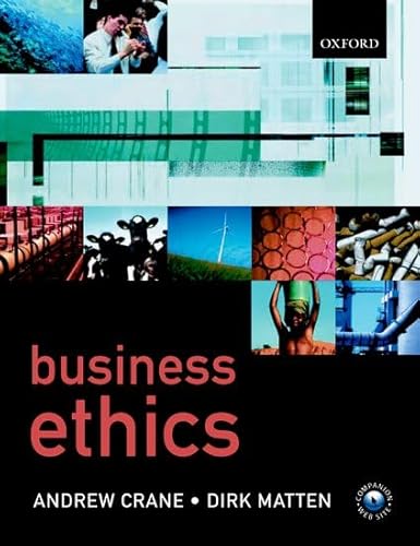 Imagen de archivo de Business Ethics a la venta por AwesomeBooks