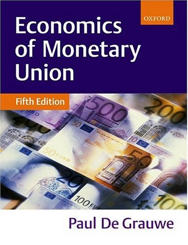Beispielbild fr Economics of Monetary Union zum Verkauf von AwesomeBooks