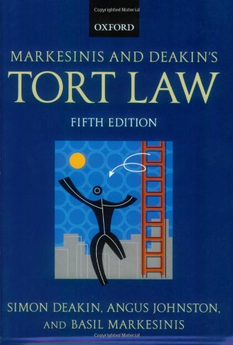 Stock image for Markesinis and Deakin's Tort Law for sale by Reuseabook