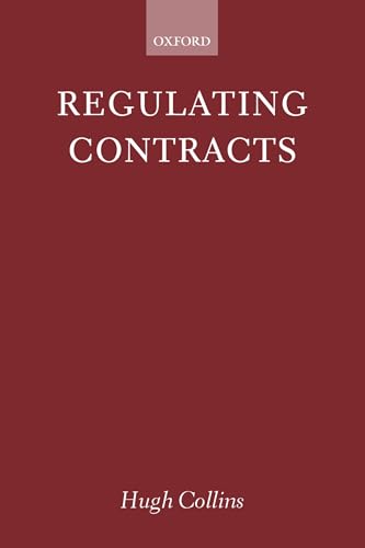 Beispielbild fr Regulating Contracts zum Verkauf von Prior Books Ltd