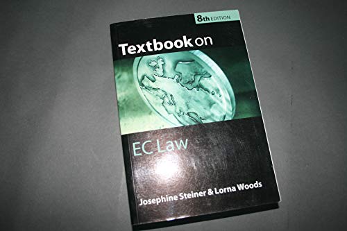 Beispielbild fr Textbook on EC law. 8th edition. zum Verkauf von Kloof Booksellers & Scientia Verlag