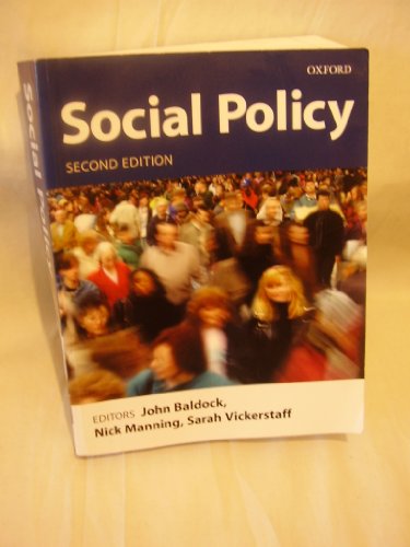 9780199258949: Social Policy