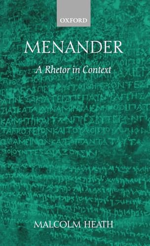 Stock image for Menander: A Rhetor in Context for sale by Village Works