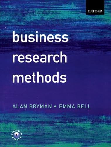 9780199259380: Business Research Methods