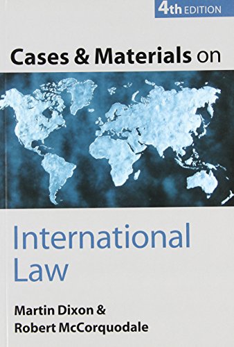 9780199259991: Cases and Materials on International Law