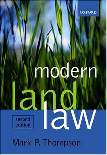 9780199260485: Modern Land Law
