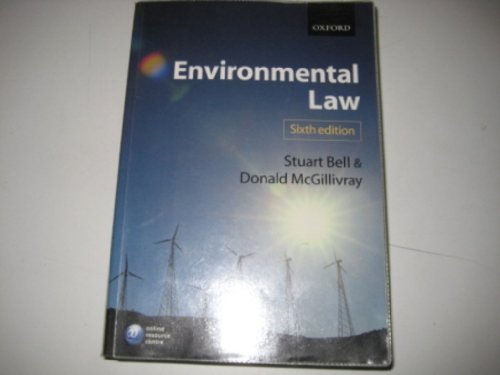 Imagen de archivo de Environmental Law a la venta por J J Basset Books, bassettbooks, bookfarm.co.uk