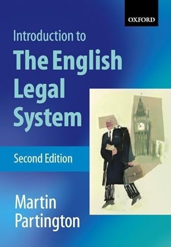 Stock image for Introduction to the English Legal System for sale by WorldofBooks