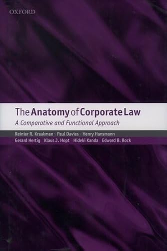 9780199260638: The Anatomy of Corporate Law: A Comparative and Functional Approach