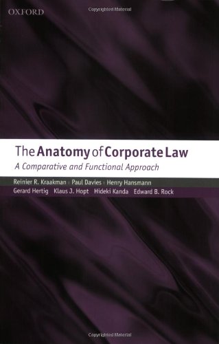 9780199260645: The Anatomy of Corporate Law: A Comparative and Functional Approach