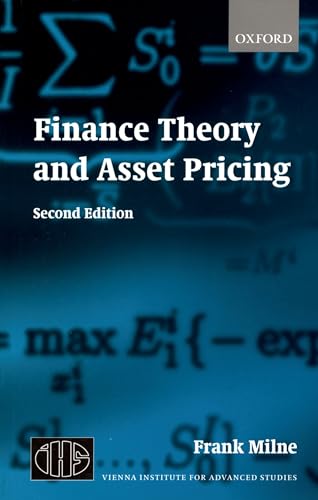 Stock image for Finance Theory And Asset Pricing (Vienna Institute for Advanced Studies) for sale by Chiron Media