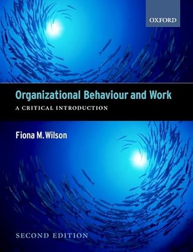 Stock image for Organizational Behaviour and Work: A Critical Introduction for sale by medimops