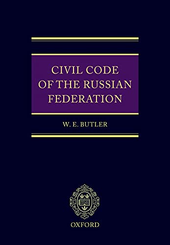 9780199261536: Civil Code of the Russian Federation: Parts One, Two and Three