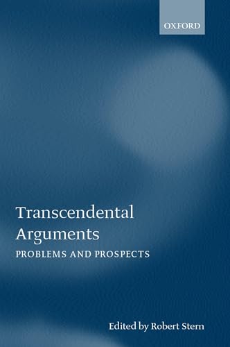 Imagen de archivo de Transcendental Arguments: Problems and Prospects a la venta por Chiron Media