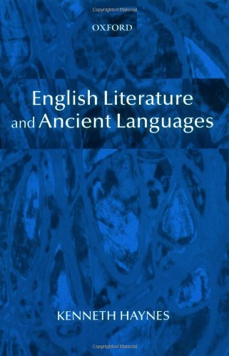 9780199261901: English Literature and Ancient Languages