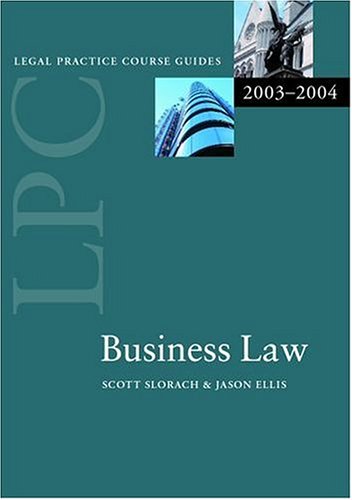 Stock image for LPC Business Law (Legal Practice Course Guides) for sale by MusicMagpie