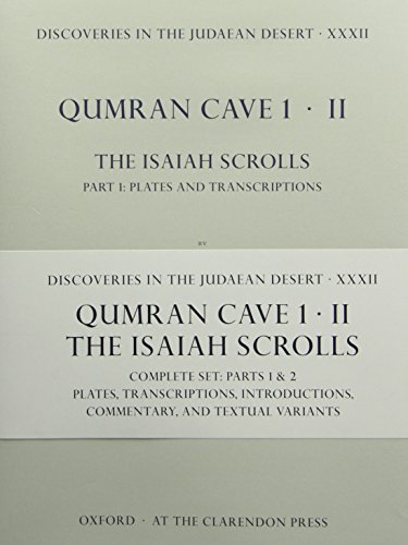 Stock image for Discoveries in the Judaean Desert XXXII: Qumran Cave 1.II: The Isaiah Scrolls: Part 1 and 2 (set) for sale by Iridium_Books