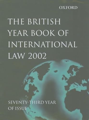 Imagen de archivo de The British Year Book of International Law a la venta por Phatpocket Limited