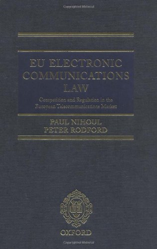 Beispielbild fr EU Electronic Communications Law: Competition and Regulation in the European Telecommunications Market zum Verkauf von Phatpocket Limited