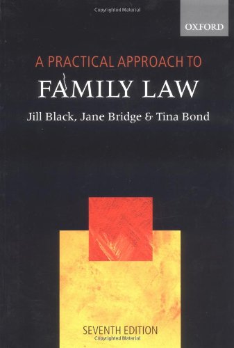 9780199264032: A Practical Approach to Family Law