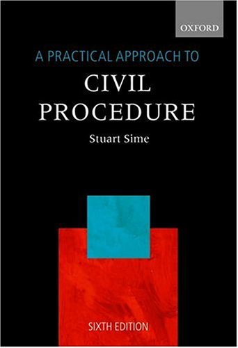 9780199264193: A Practical Approach to Civil Procedure