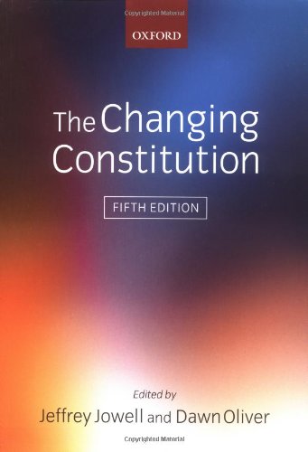 9780199264391: The Changing Constitution