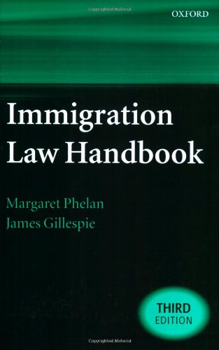 Imagen de archivo de Immigration Law Handbook a la venta por D2D Books
