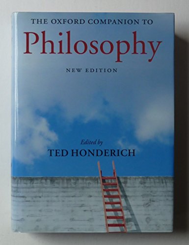 9780199264797: The Oxford Companion to Philosophy 2/e (Oxford Companions)