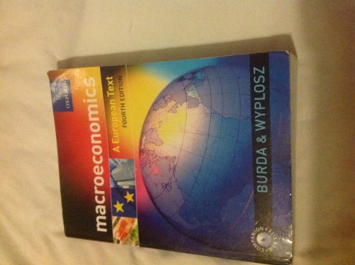 Imagen de archivo de Macroeconomics: A European Text a la venta por ThriftBooks-Dallas