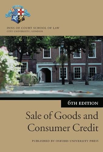 Beispielbild fr Sale of Goods and Consumer Credit in Practice (Blackstone Bar Manual) zum Verkauf von WorldofBooks