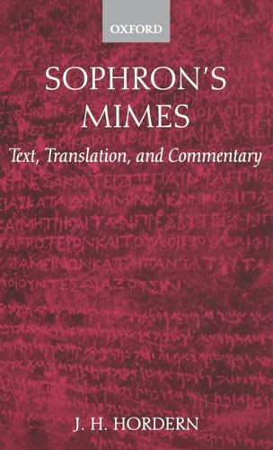 9780199266135: Sophron's Mimes: Text, Translation, and Commentary